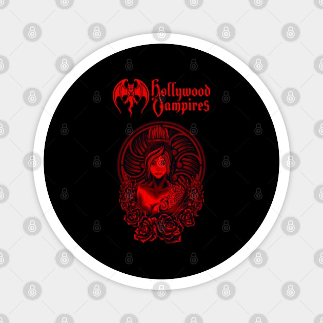 Hollywood Vampires"Whole Lotta Love" Magnet by Rooscsbresundae